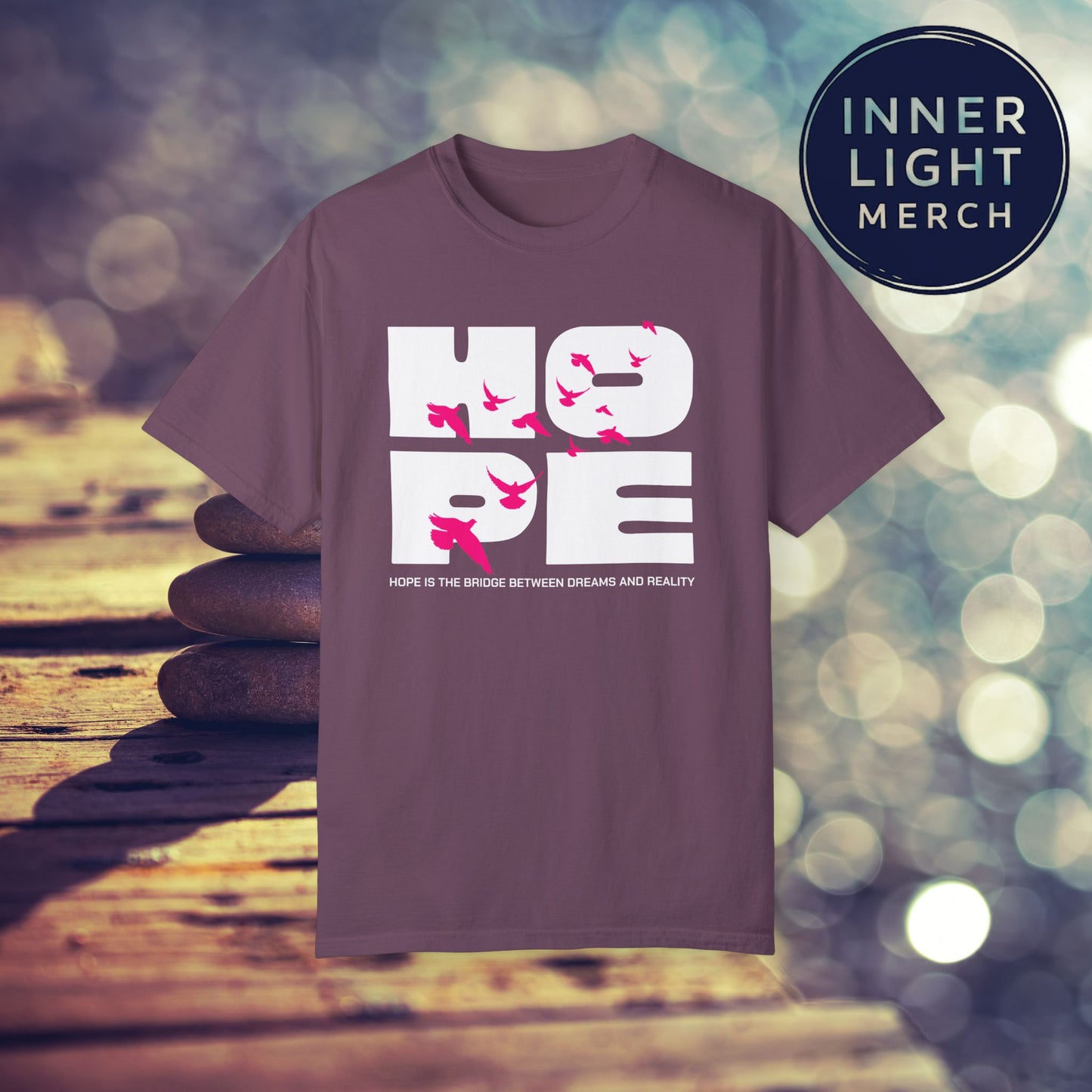 Hope Bridge Unisex T-shirt - Inspirational Quote Tee
