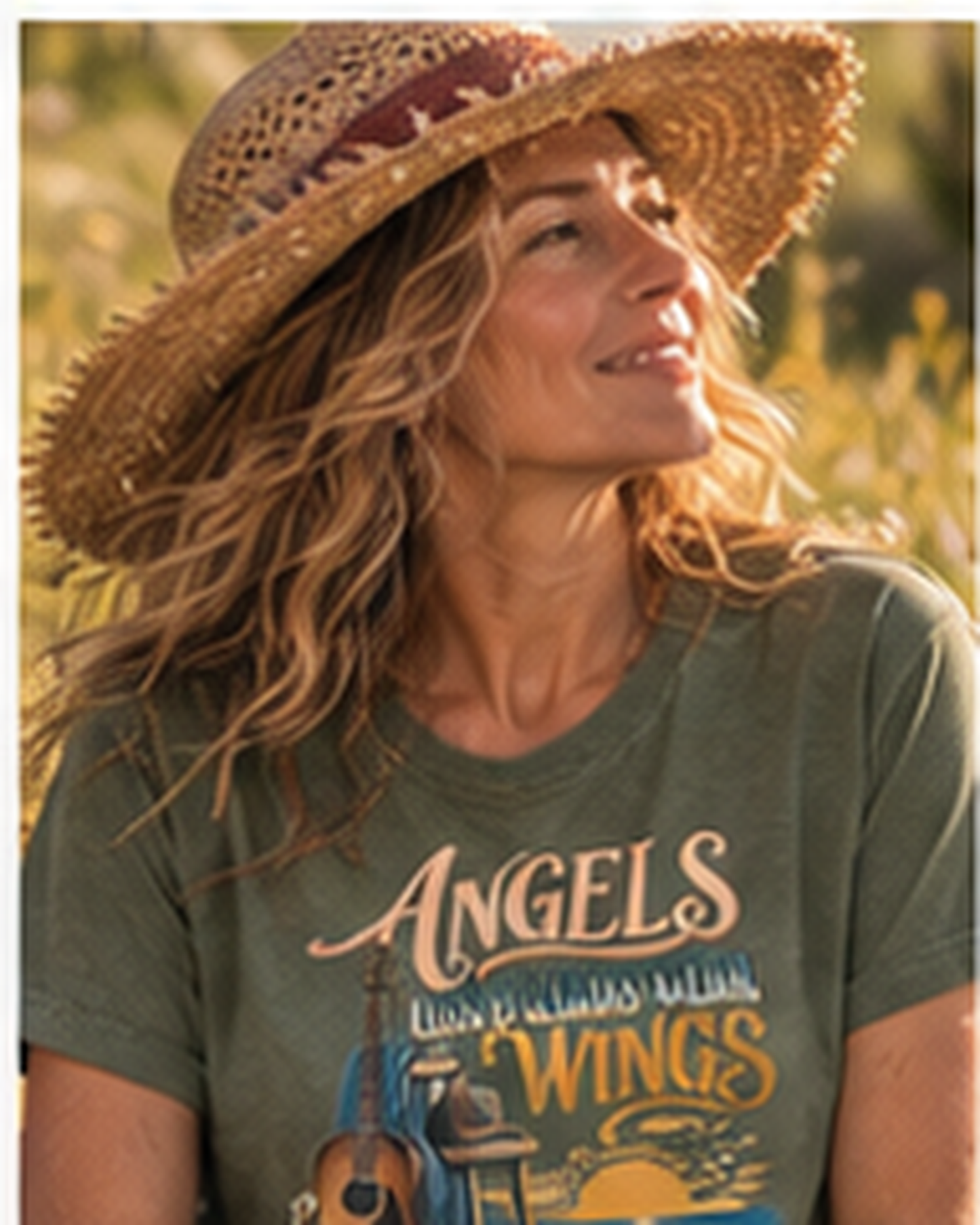Angels Don’t Always Wear Wings T-Shirt | Harold Payne Collection | Comfort Colors® Tee