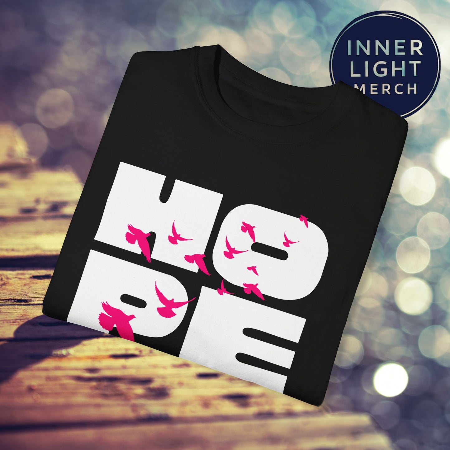Hope Bridge Unisex T-shirt - Inspirational Quote Tee