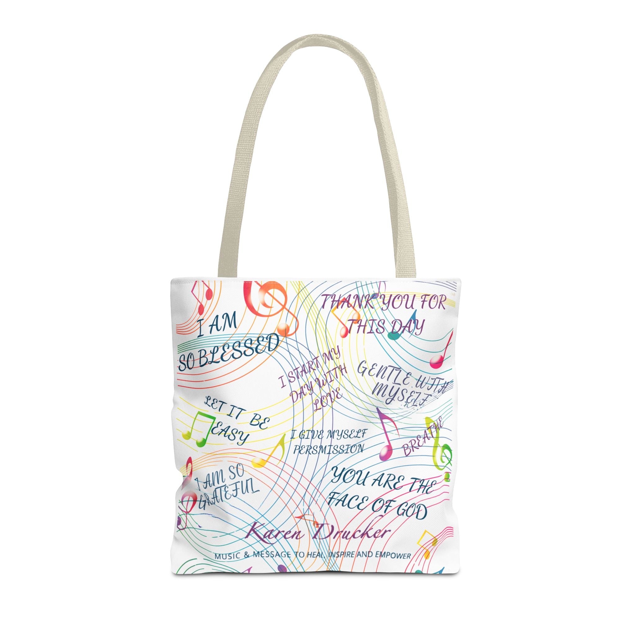 Karen Drucker Song Collection Tote Bag