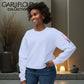 Vintage Comfort Crewneck Sweatshirt Love Cover Me Design