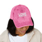 Embroidered Vintage Baseball Cap from the Gary Lynn Floyd Collection 'Love Cover Me'