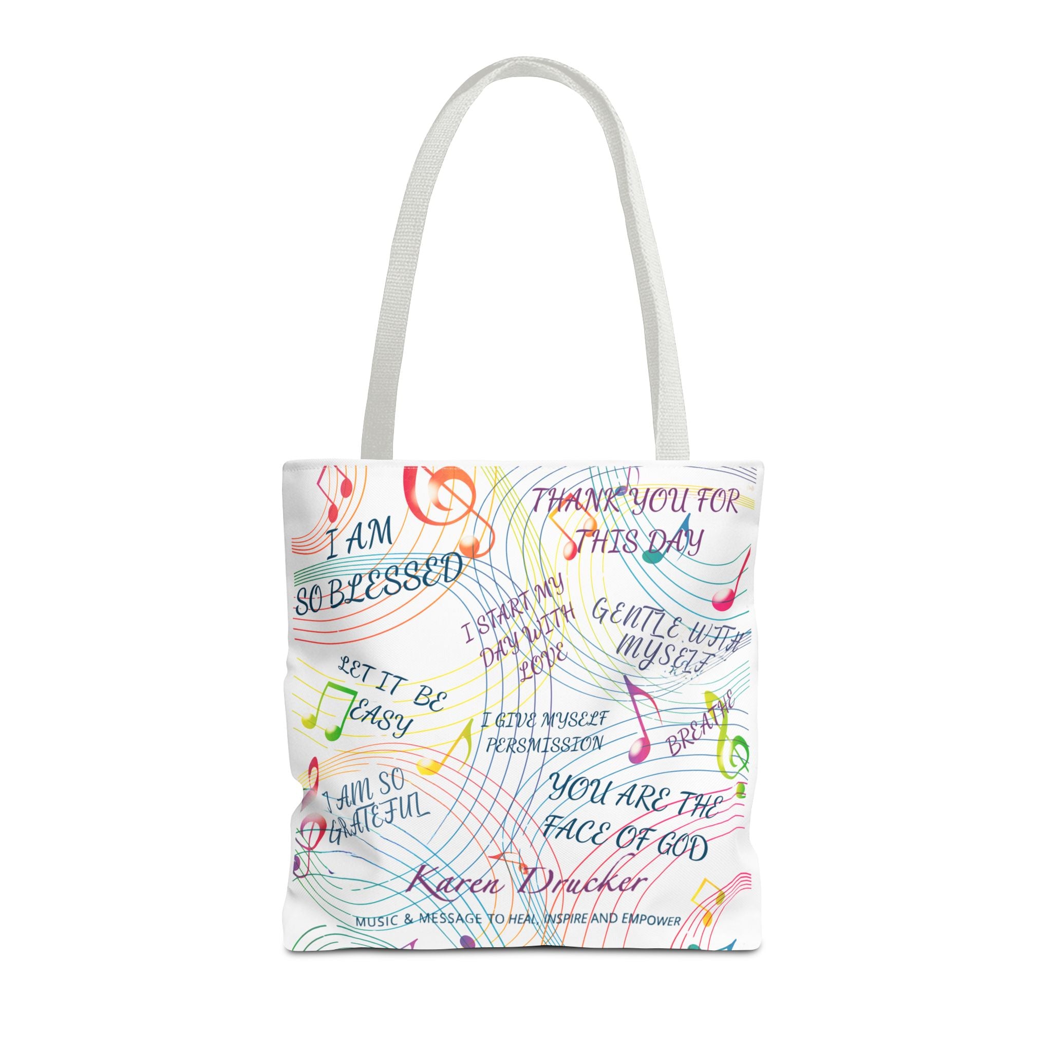 Karen Drucker Song Collection Tote Bag