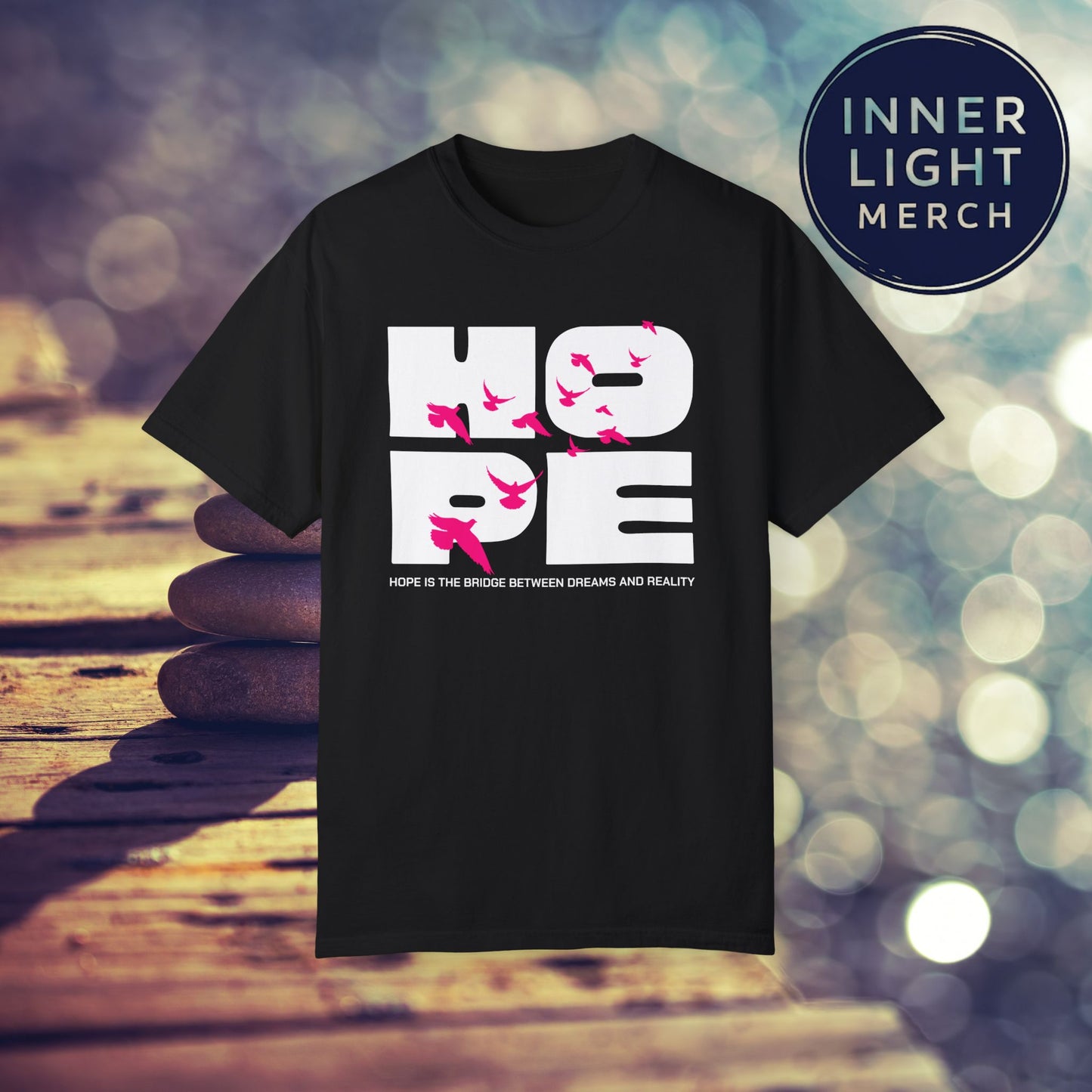 Hope Bridge Unisex T-shirt - Inspirational Quote Tee