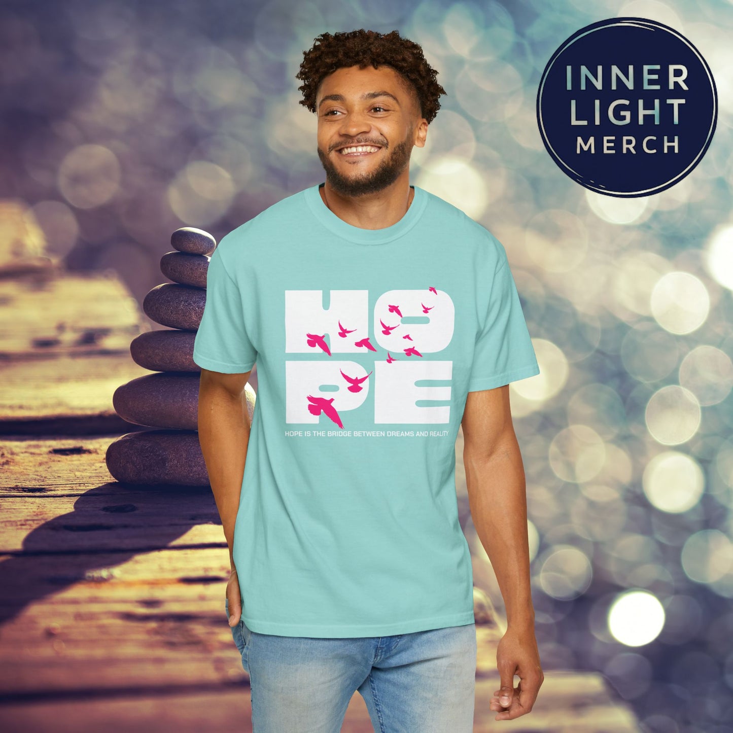 Hope Bridge Unisex T-shirt - Inspirational Quote Tee