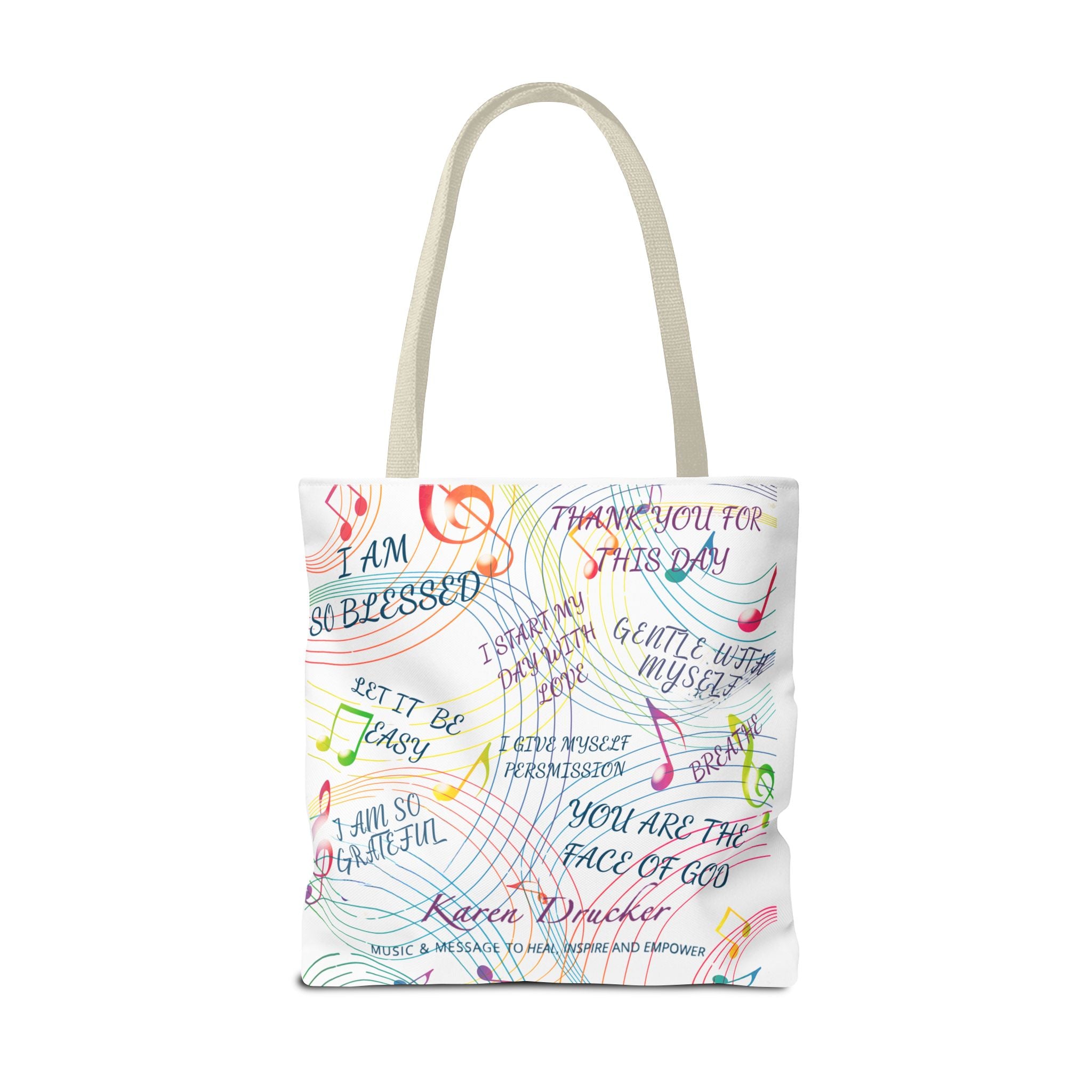 Karen Drucker Song Collection Tote Bag