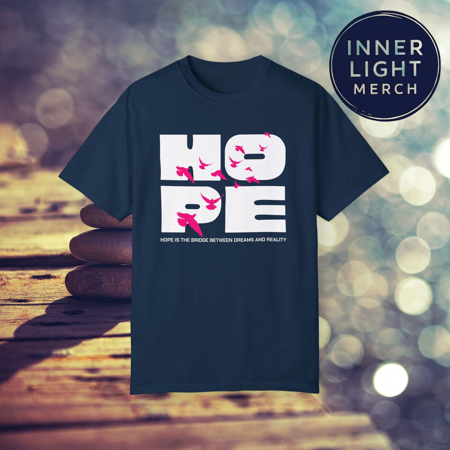Hope Bridge Unisex T-shirt - Inspirational Quote Tee
