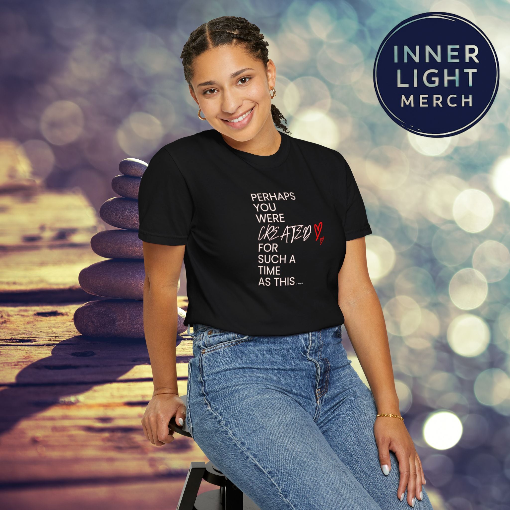 Inspiration T-shirt - Perhaps You Were Created for Such a Time as This