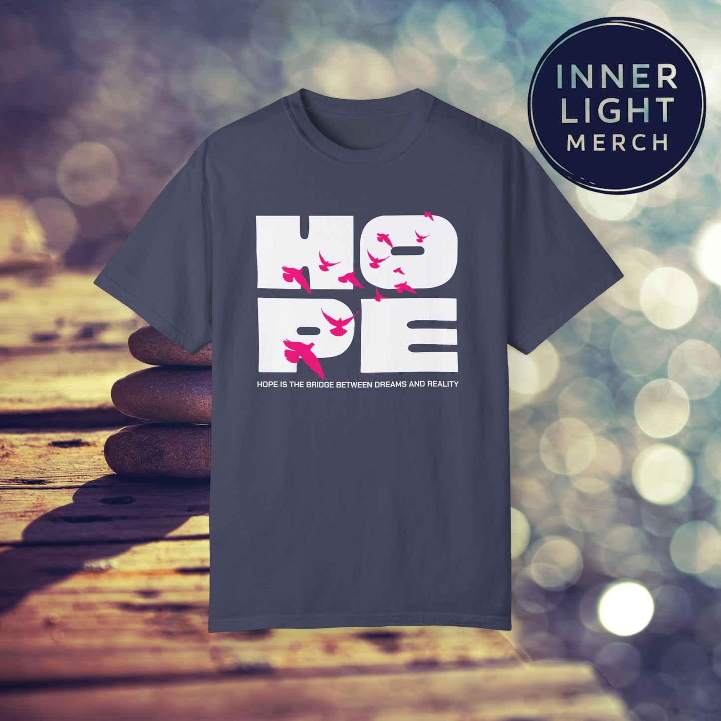 Hope Bridge Unisex T-shirt - Inspirational Quote Tee