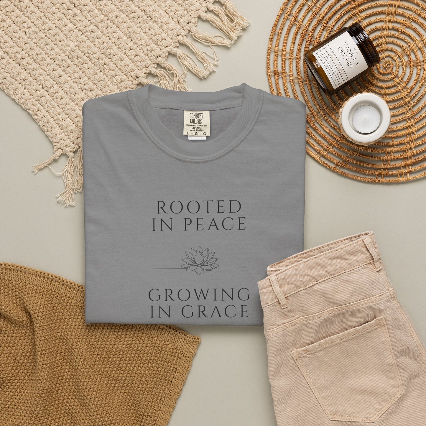 Rooted in Peace, Growing in Grace T-Shirt