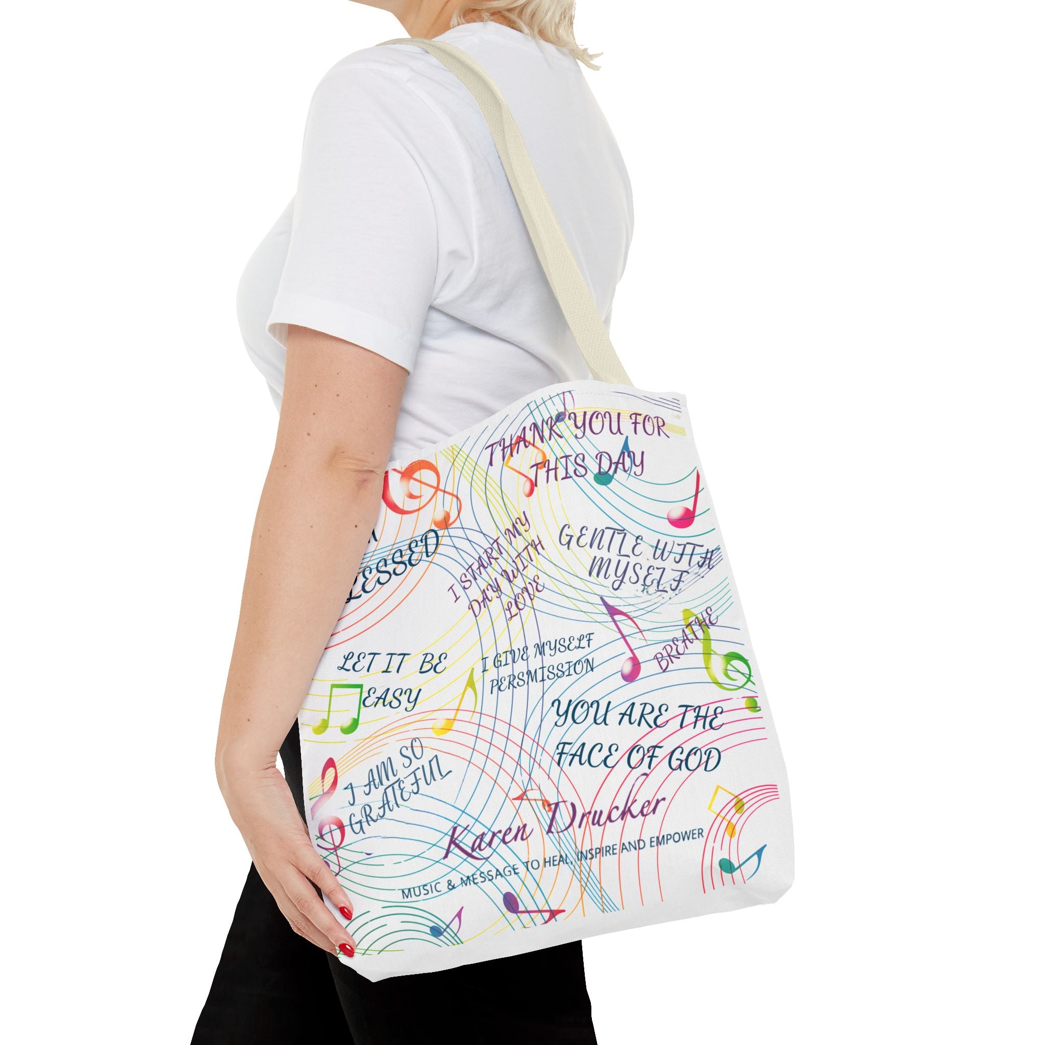 Karen Drucker Song Collection Tote Bag