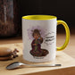 Auntie Aura Galaxy Mug — “Universe REALLY?!” Accent Ceramic Coffee Mug