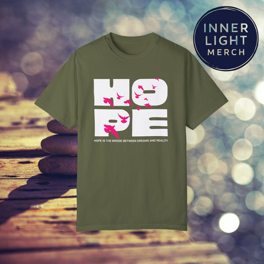 Hope Bridge Unisex T-shirt - Inspirational Quote Tee