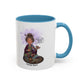 Auntie Aura Coffee Mug — “Coffee First, Manifest Second” Boho Spiritual Gift