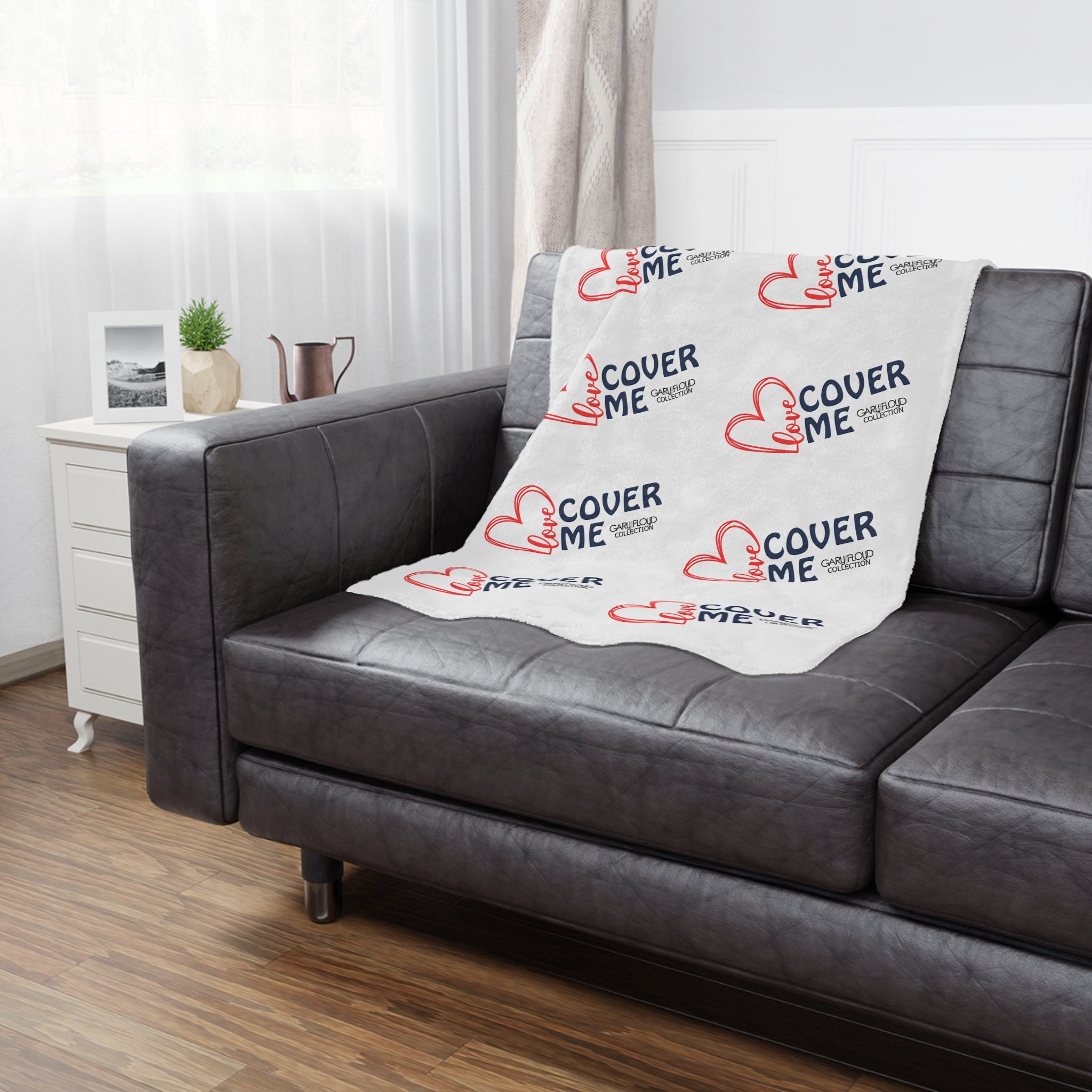 Minky Blanket - Love Cover Me  by Gary Lynn Floyd