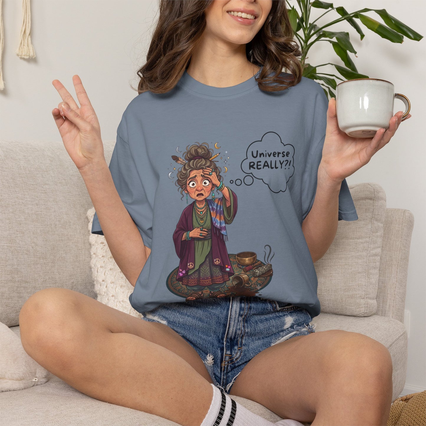 Auntie Aura "Universe REALLY?" T-Shirt
