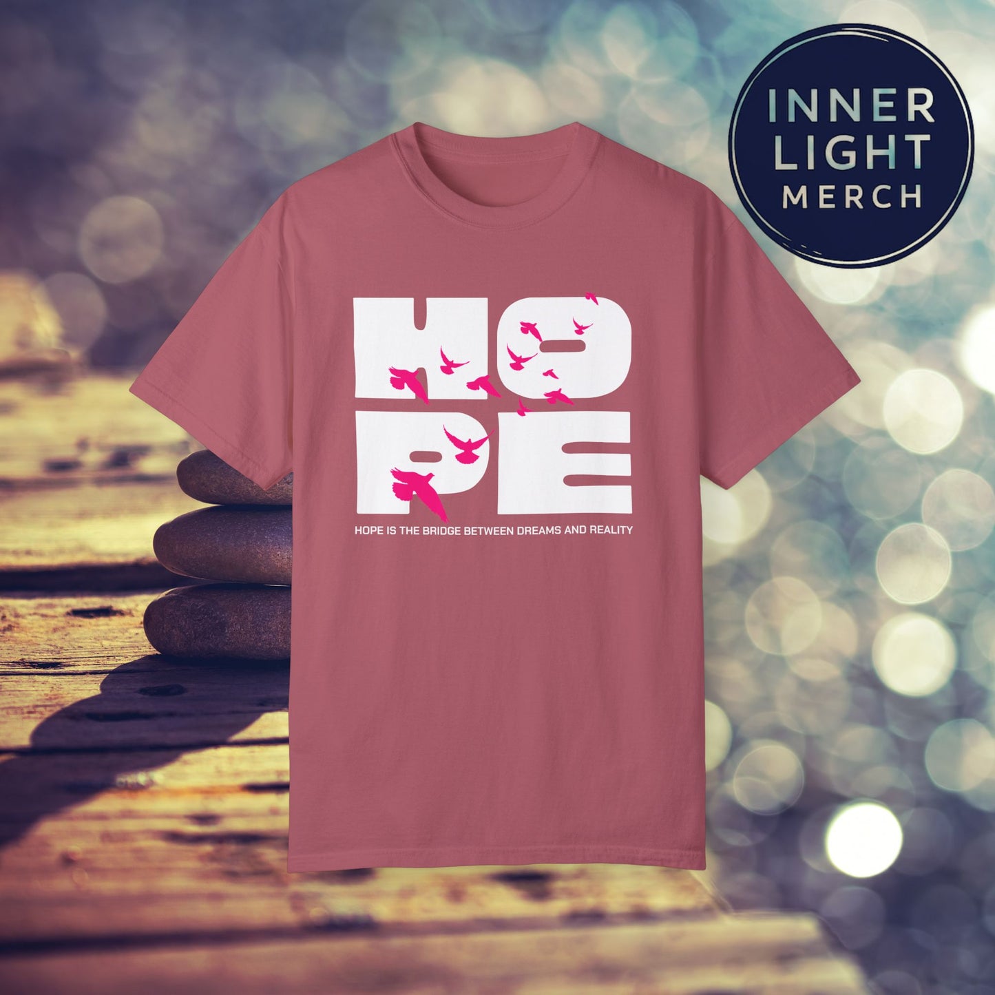 Hope Bridge Unisex T-shirt - Inspirational Quote Tee