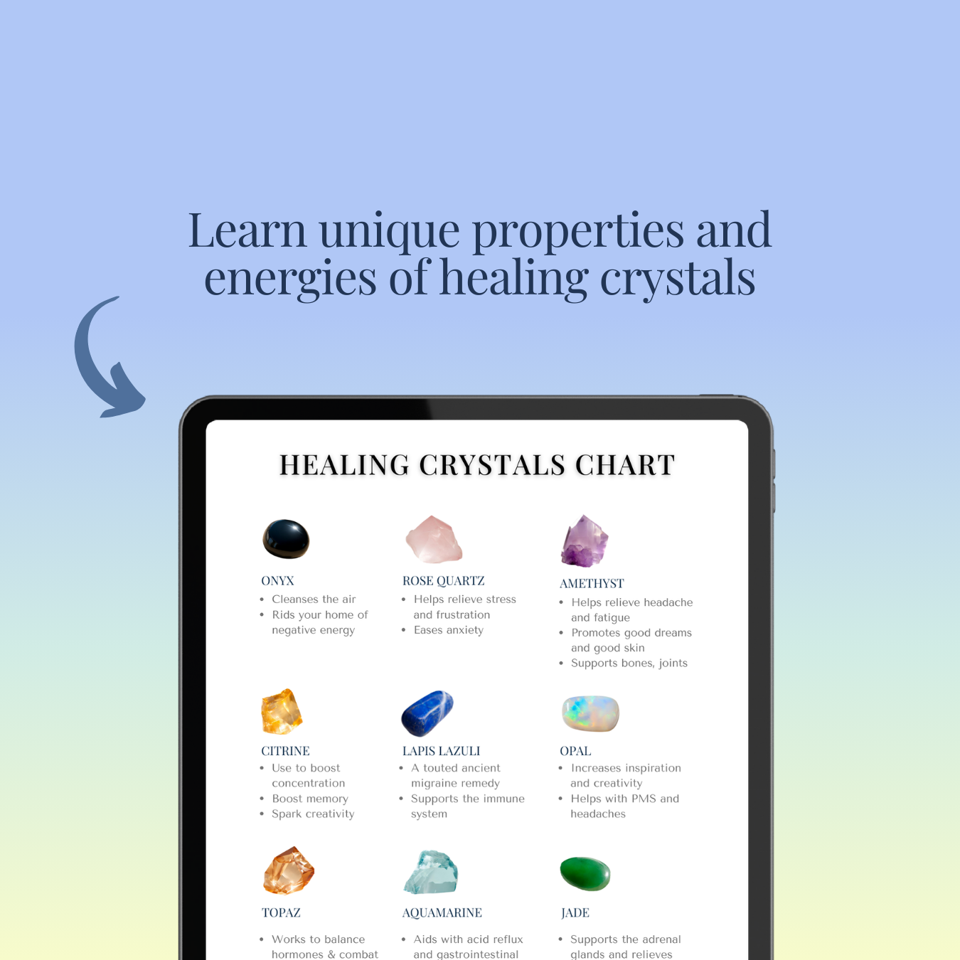 Crystals Workbook & Journal