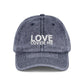 Embroidered Vintage Baseball Cap from the Gary Lynn Floyd Collection 'Love Cover Me'