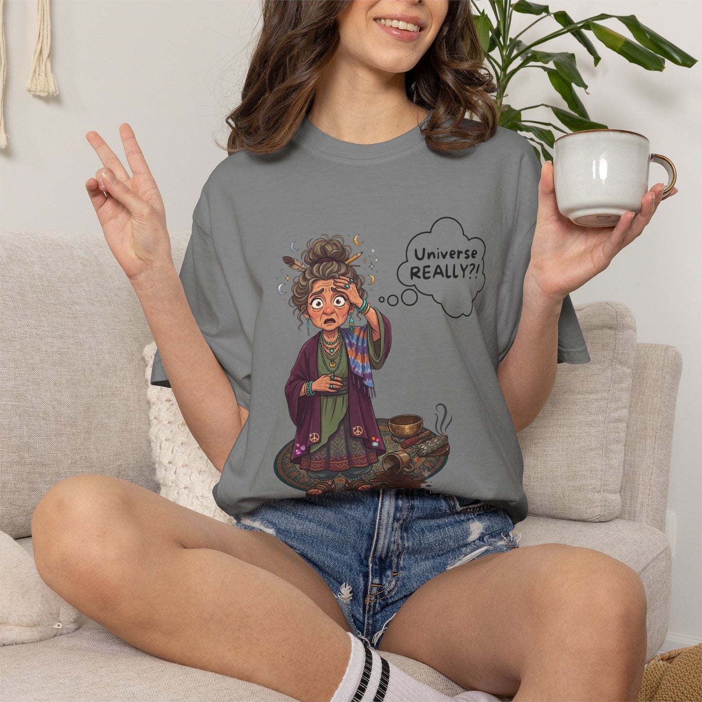 Auntie Aura "Universe REALLY?" T-Shirt