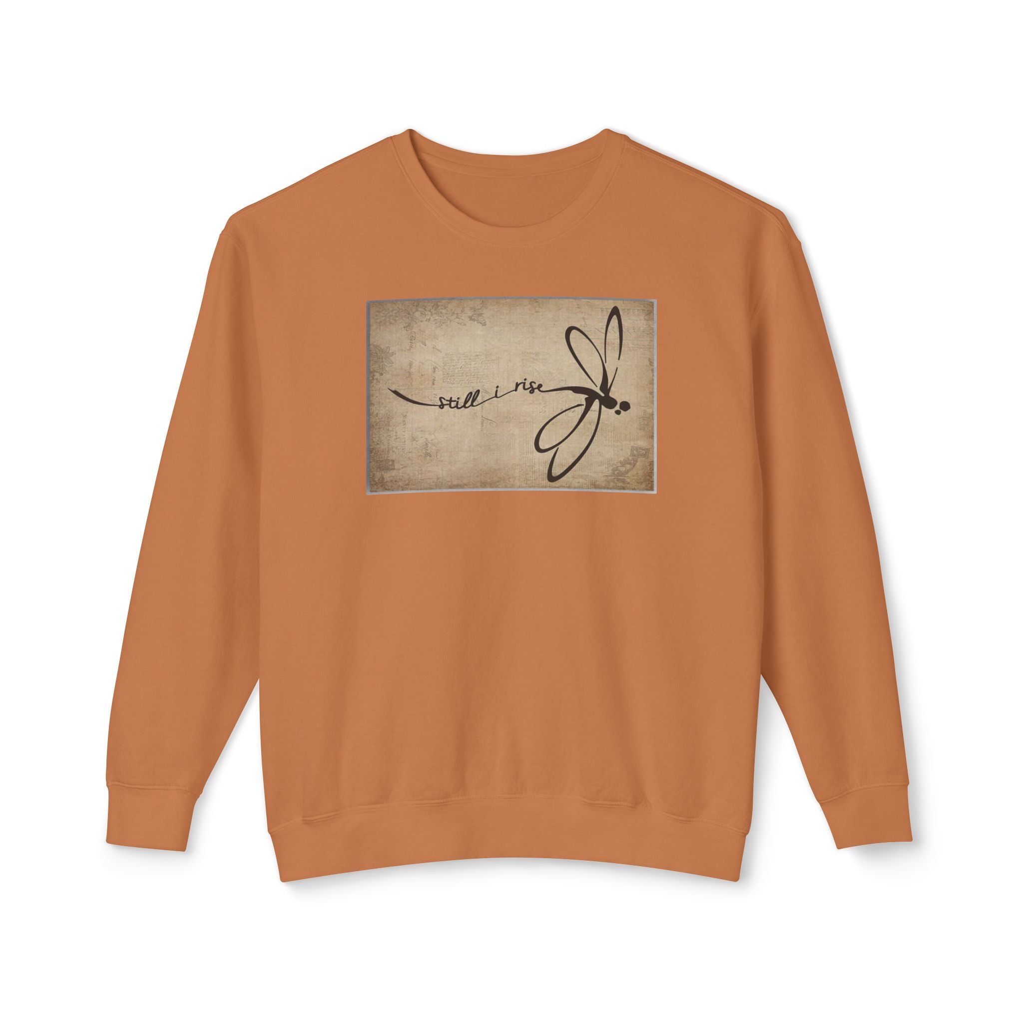 Dragonfly Crewneck Sweatshirt - Still I Rise Graphic