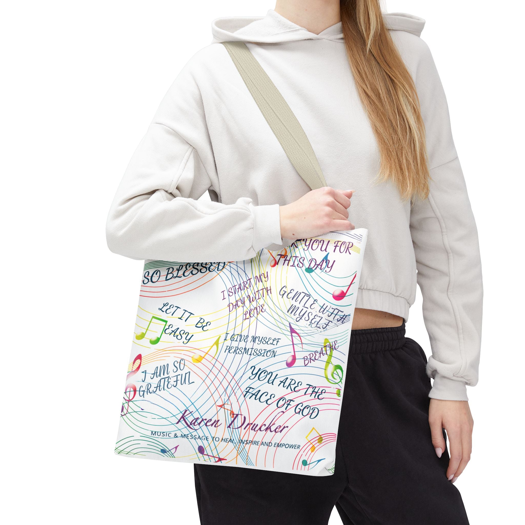 Karen Drucker Song Collection Tote Bag