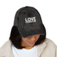 Embroidered Vintage Baseball Cap from the Gary Lynn Floyd Collection 'Love Cover Me'