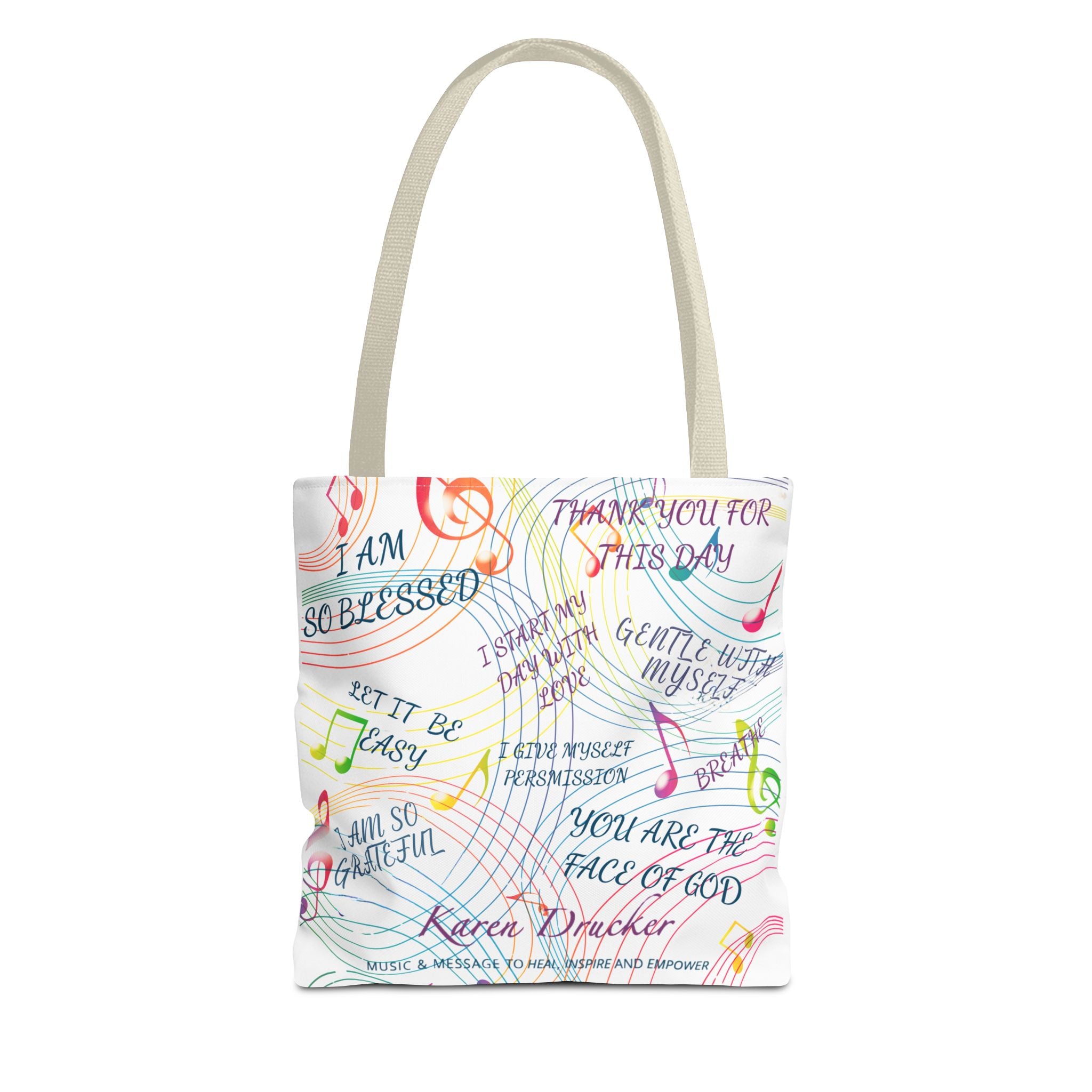 Karen Drucker Song Collection Tote Bag