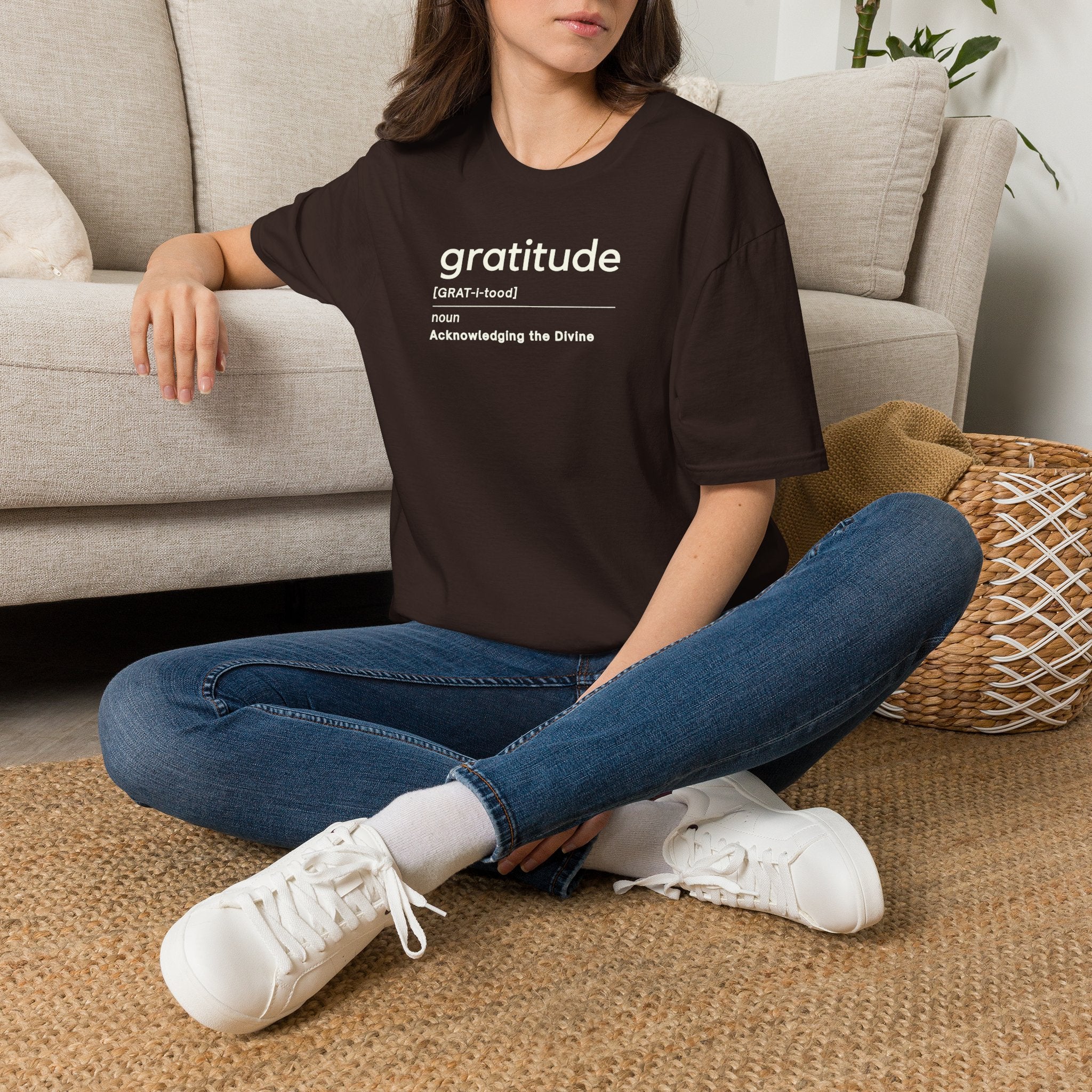 Gratitude Tee — Spiritual Definition Minimalist T-Shirt