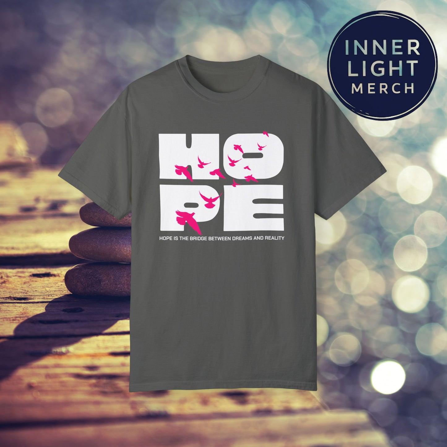 Hope Bridge Unisex T-shirt - Inspirational Quote Tee