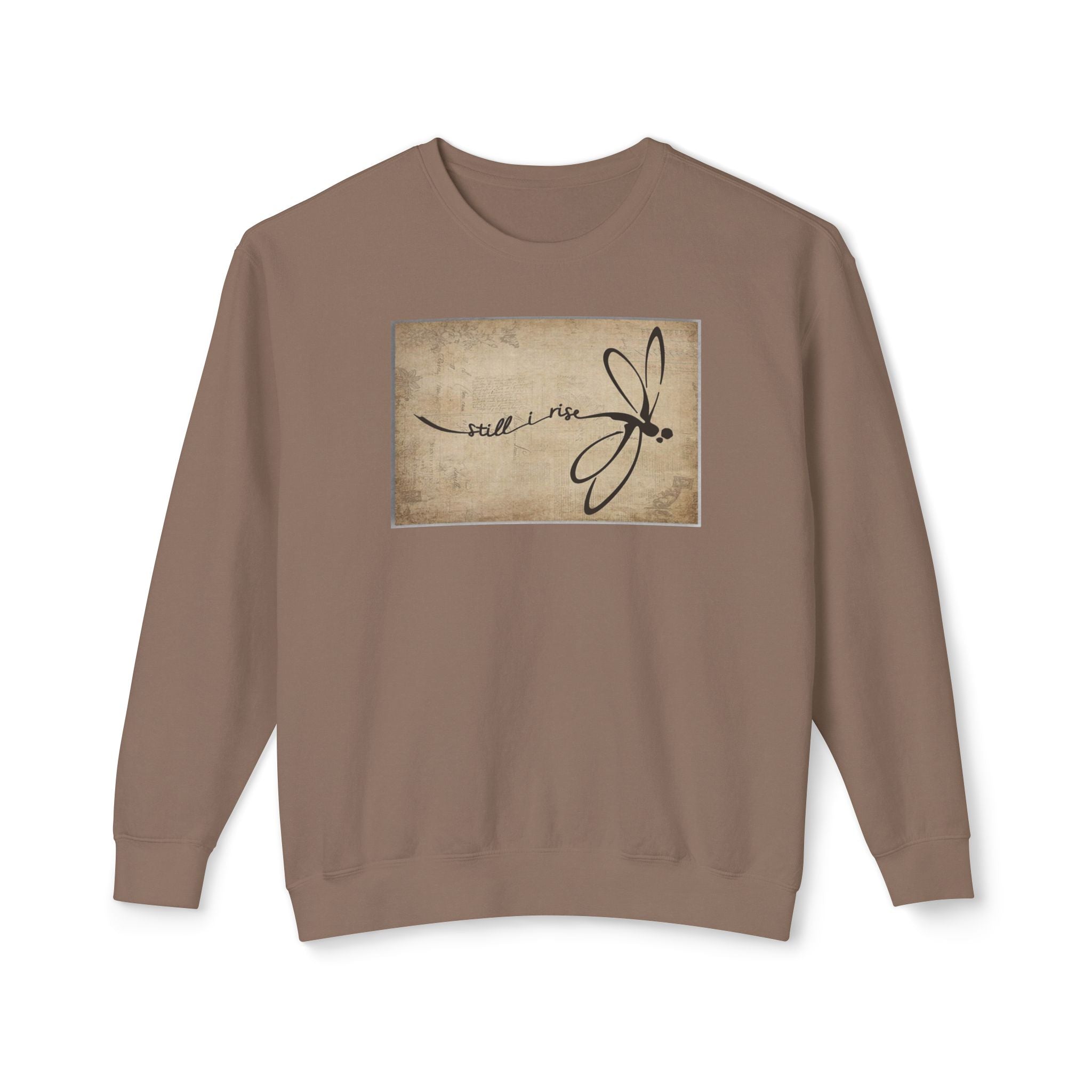 Dragonfly Crewneck Sweatshirt - Still I Rise Graphic