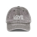 Embroidered Vintage Baseball Cap from the Gary Lynn Floyd Collection 'Love Cover Me'