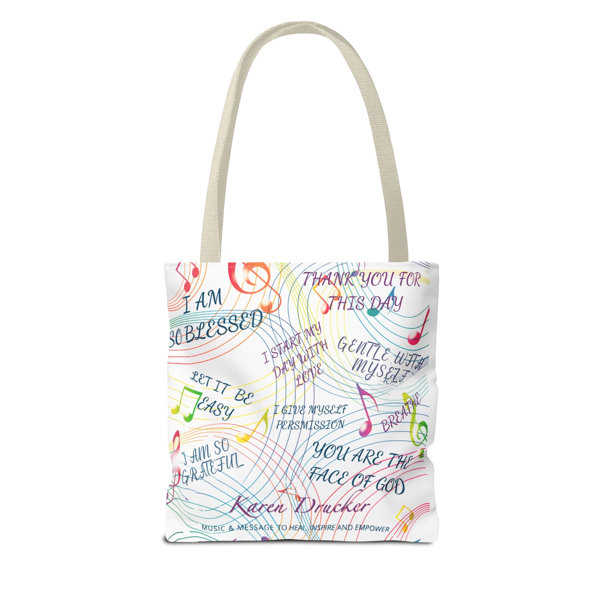 Karen Drucker Song Collection Tote Bag