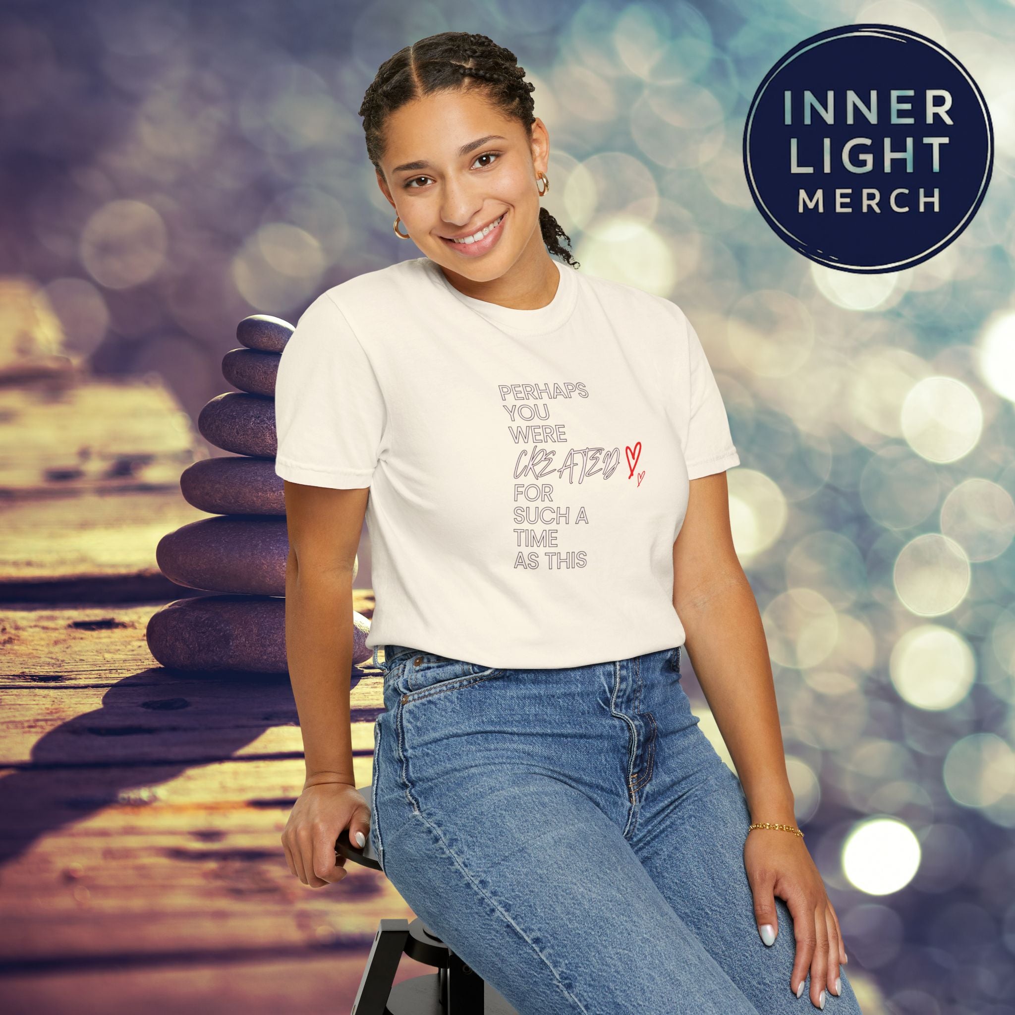 Inspiration T-shirt - Perhaps You Were Created for Such a Time as This