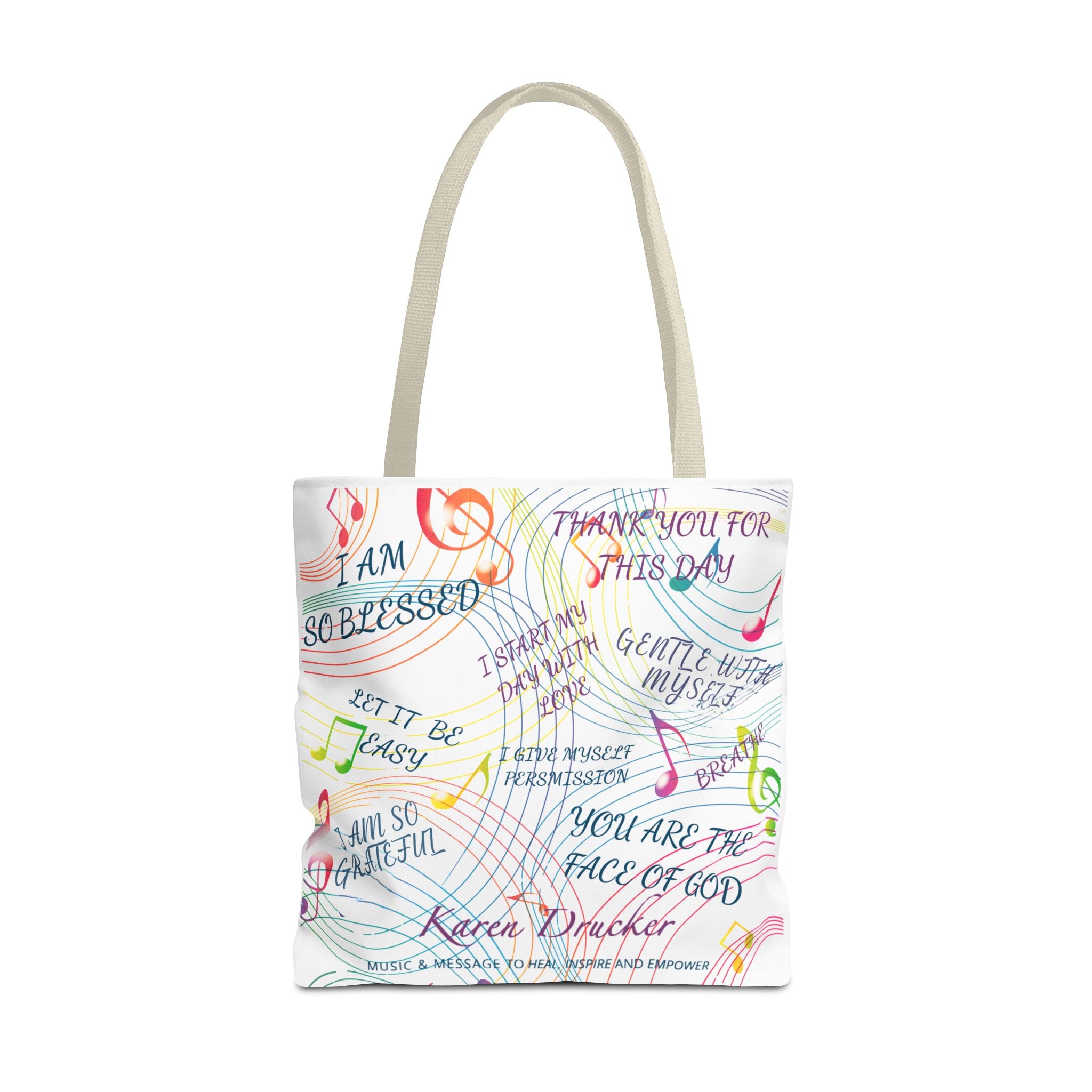 Karen Drucker Song Collection Tote Bag