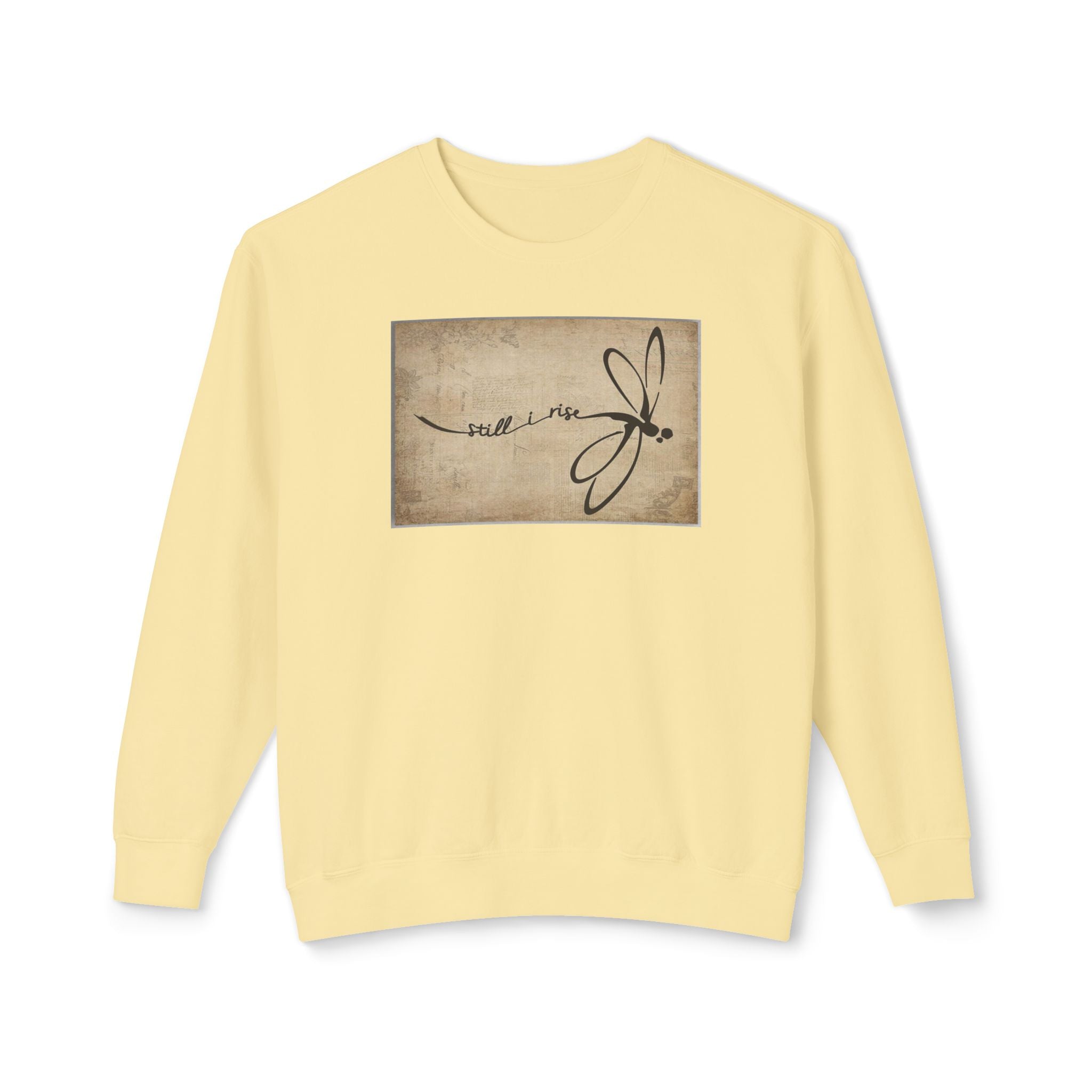 Dragonfly Crewneck Sweatshirt - Still I Rise Graphic