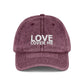 Embroidered Vintage Baseball Cap from the Gary Lynn Floyd Collection 'Love Cover Me'