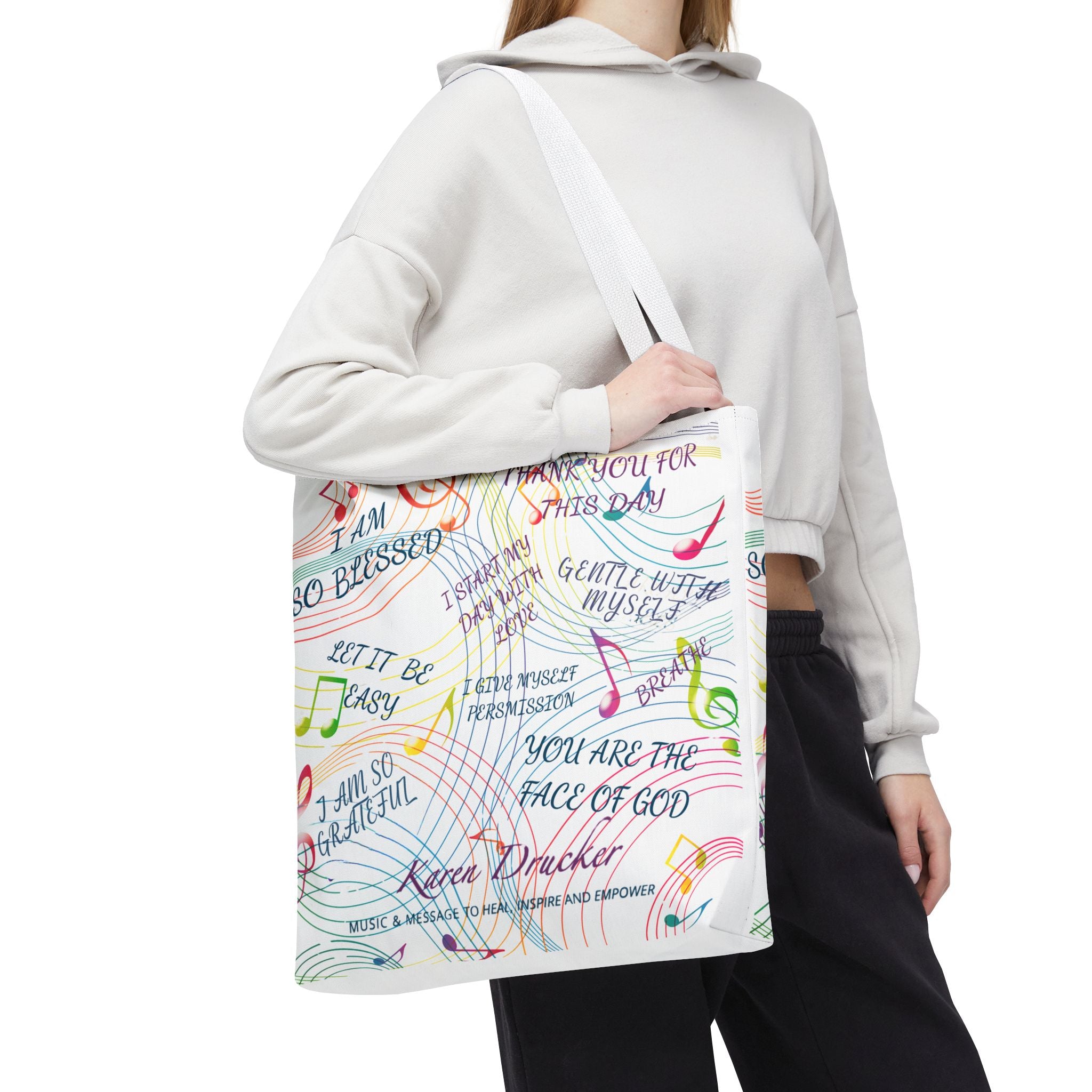 Karen Drucker Song Collection Tote Bag