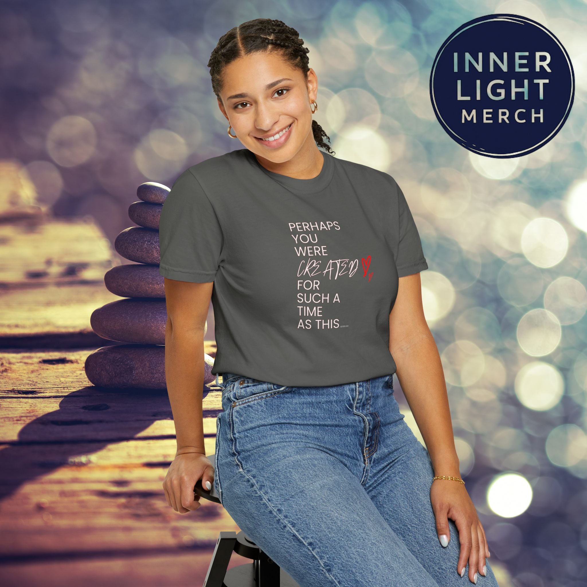 Inspiration T-shirt - Perhaps You Were Created for Such a Time as This