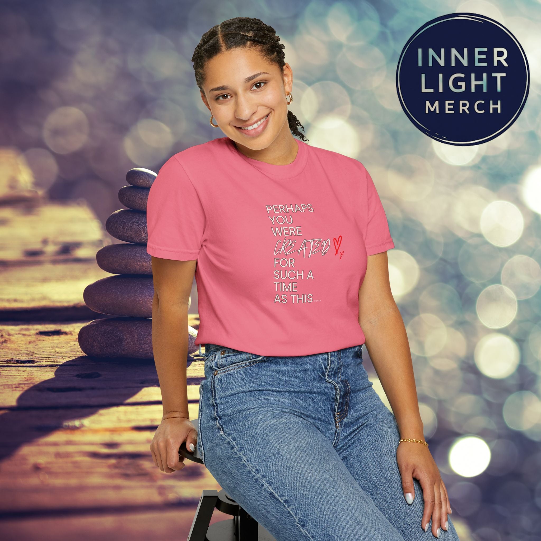 Inspiration T-shirt - Perhaps You Were Created for Such a Time as This