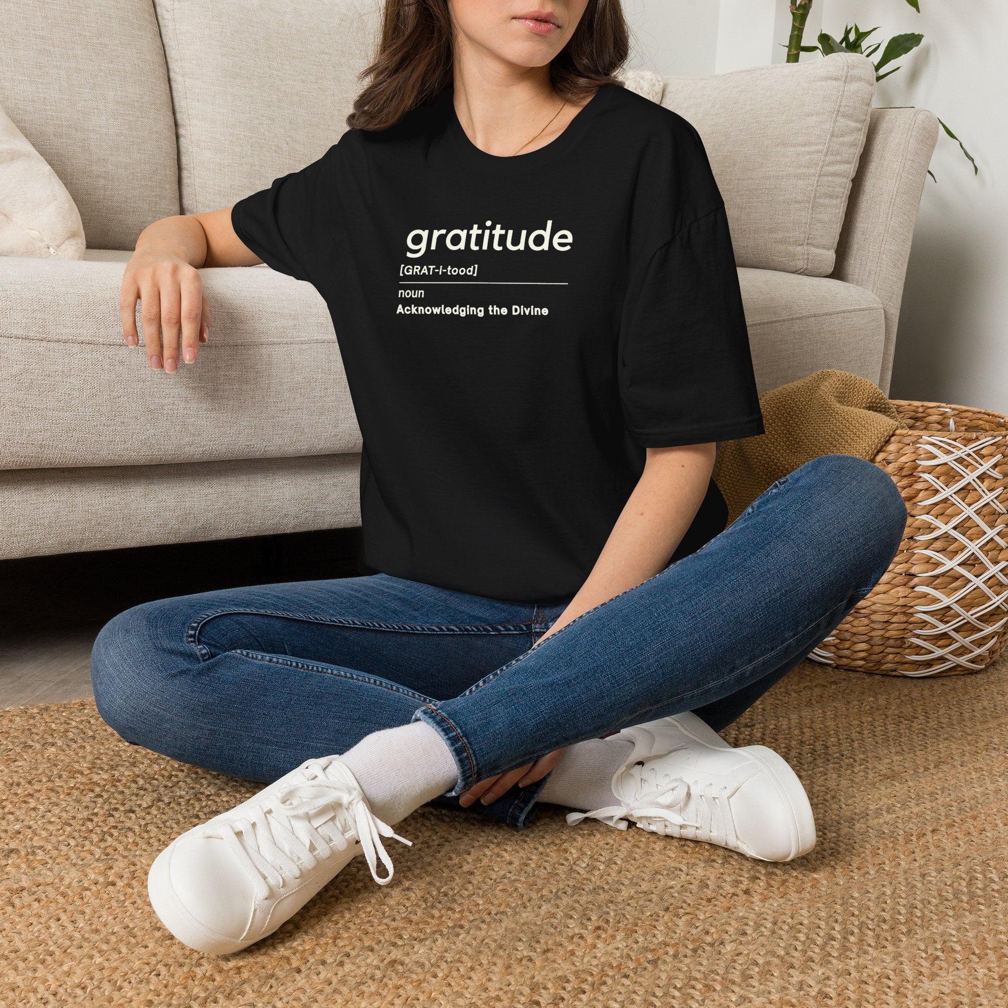Gratitude Tee — Spiritual Definition Minimalist T-Shirt
