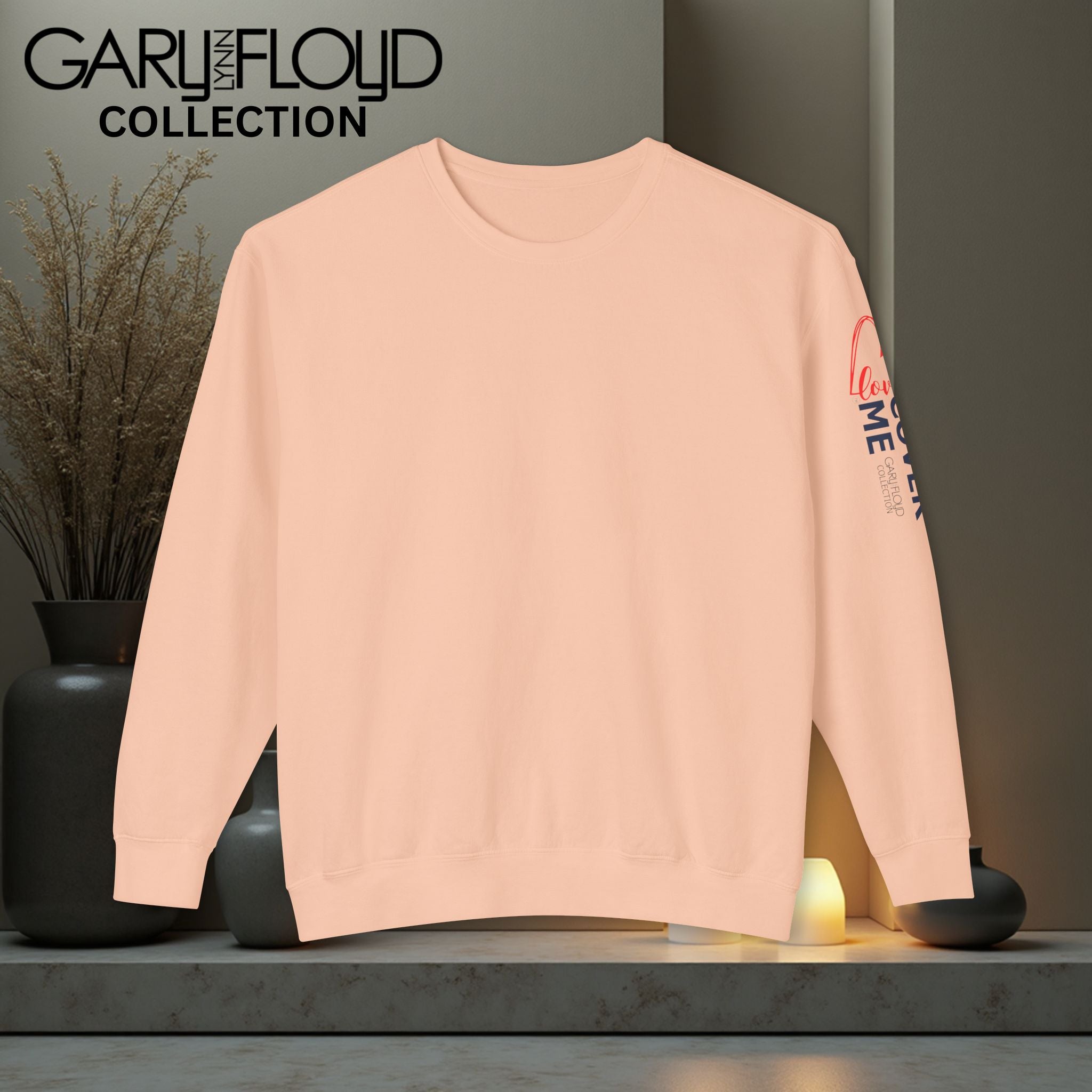 Vintage Comfort Crewneck Sweatshirt Love Cover Me Design