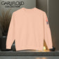 Vintage Comfort Crewneck Sweatshirt Love Cover Me Design