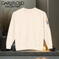 Vintage Comfort Crewneck Sweatshirt Love Cover Me Design