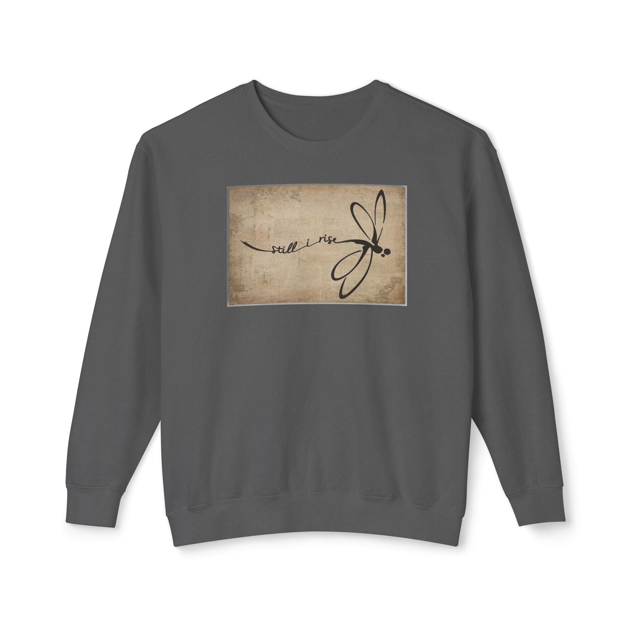 Dragonfly Crewneck Sweatshirt - Still I Rise Graphic