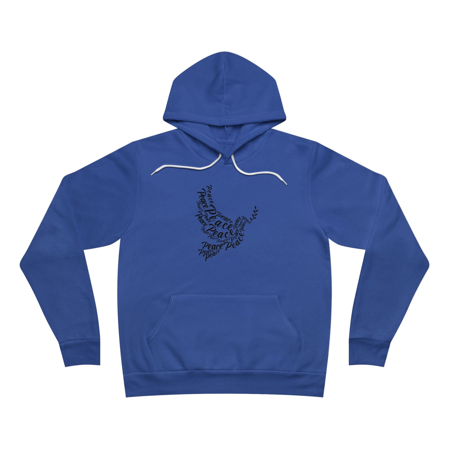 Dove of Words Hoodie — Inspirational Dove Typography Pullover