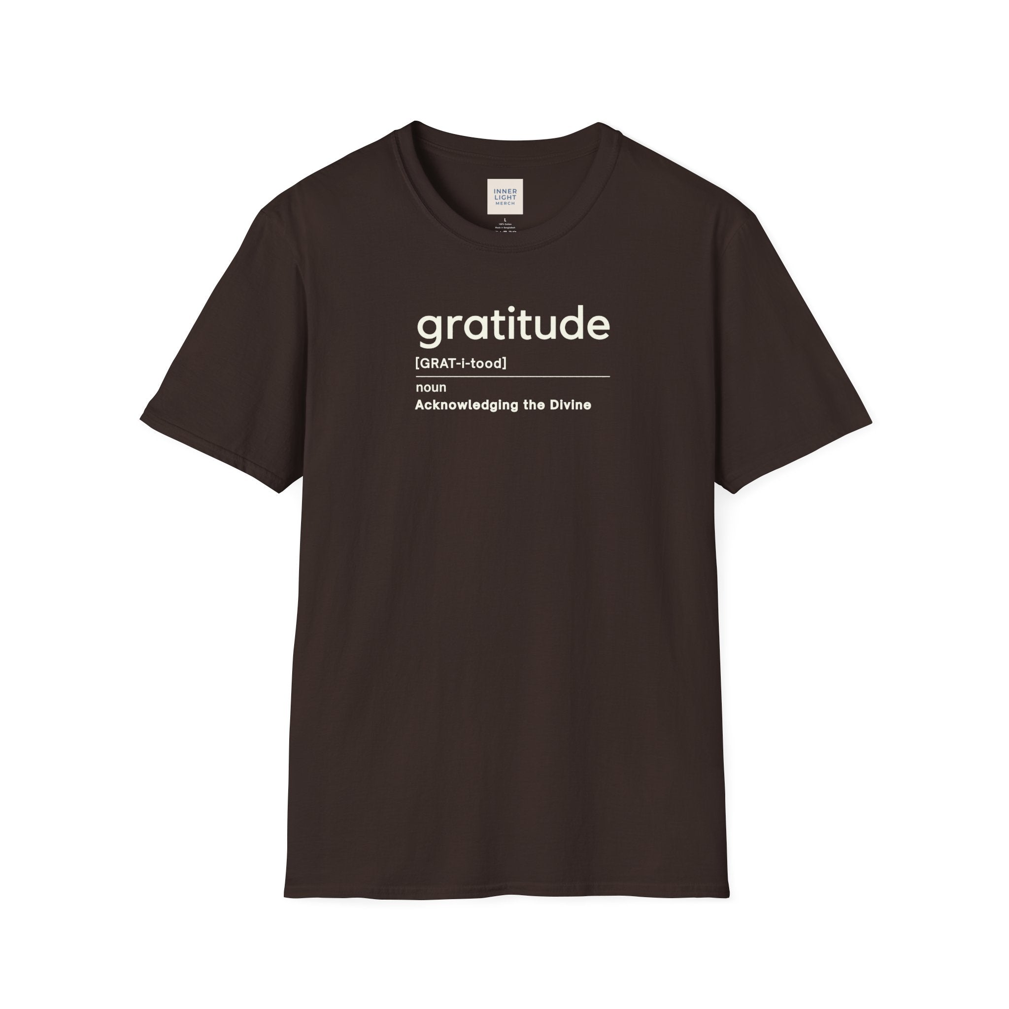 Gratitude Tee — Spiritual Definition Minimalist T-Shirt