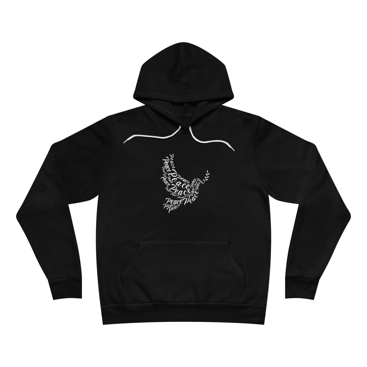 Dove of Words Hoodie — Inspirational Dove Typography Pullover