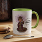Auntie Aura Galaxy Mug — “Universe REALLY?!” Accent Ceramic Coffee Mug
