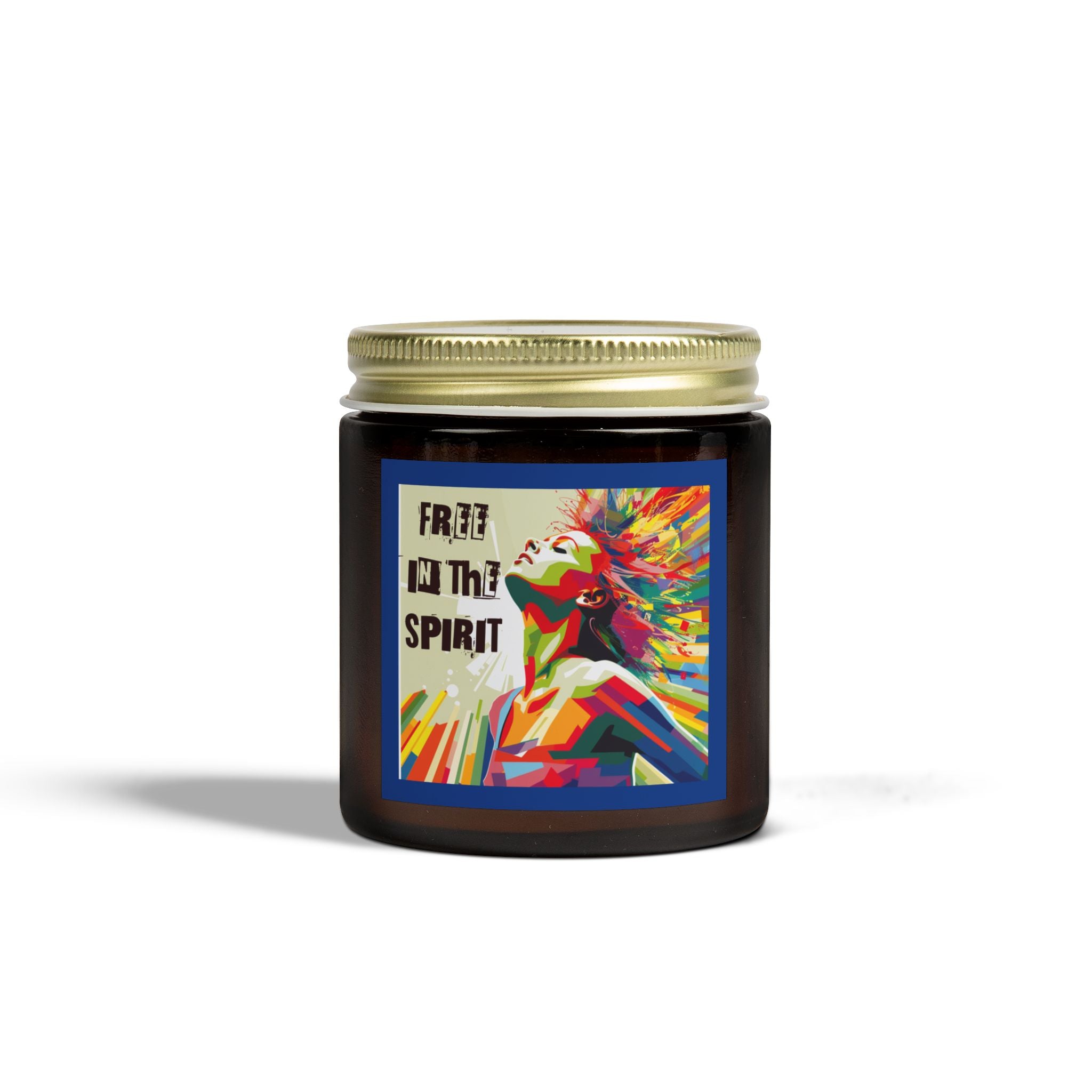 Free In The Spirit Scented Coconut Apricot Candles (4oz, 9oz) Gift, Christmas gift, Gift for Her, Spiritual Gift